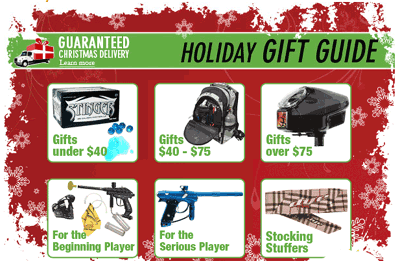 Holiday paintball deals